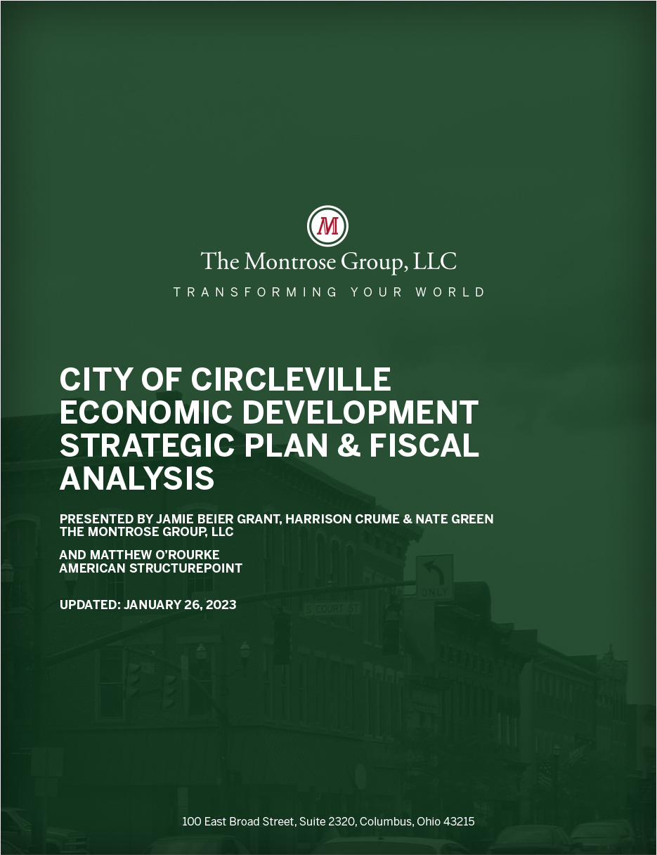 Circleville Economic Plan & Fiscal Analysis