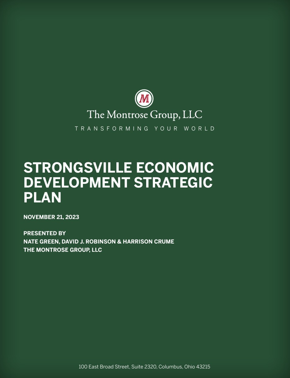 Strongsville Economic Development Strategic Plan