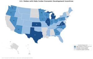 Hyperscale data center campus supported by Ohio data center incentives